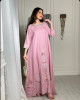 Women's jalabiya with soft embroidery