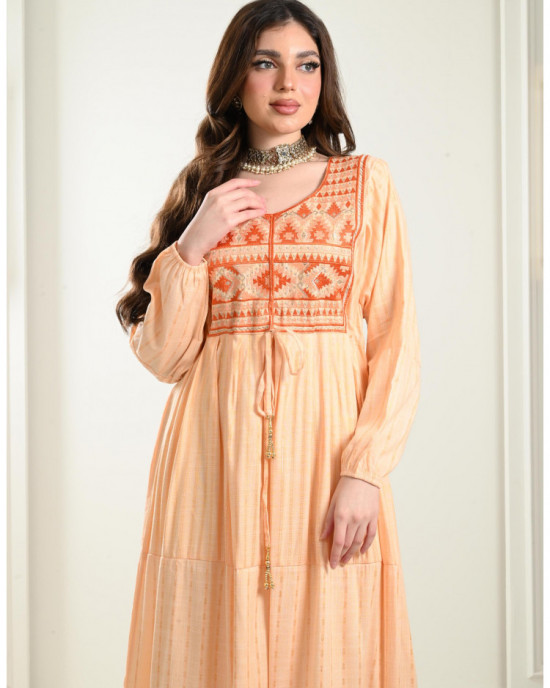 Long galabiya with inner strap 