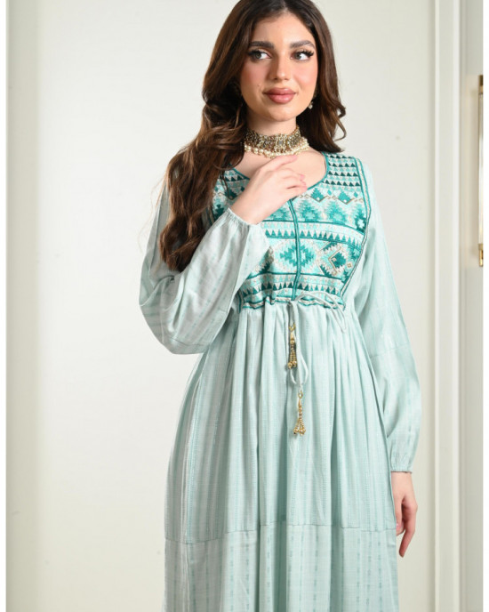 Long galabiya with inner strap 