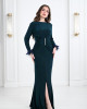 Soft Design Long Evening Dress