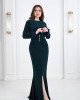 Soft Design Long Evening Dress