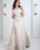 Women's embroidered evening dress