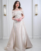 Women's embroidered evening dress