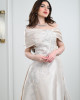 Women's embroidered evening dress
