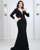 Distinctive long evening dress 
