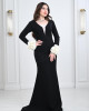 Distinctive long evening dress 