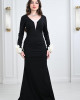 Distinctive long evening dress 