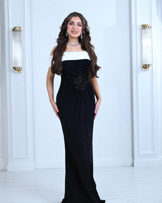 Delicate evening dress