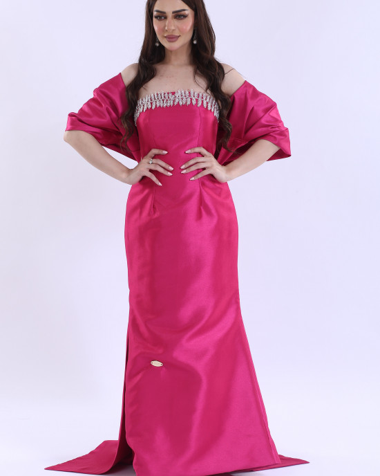 Skirt cut evening dress 