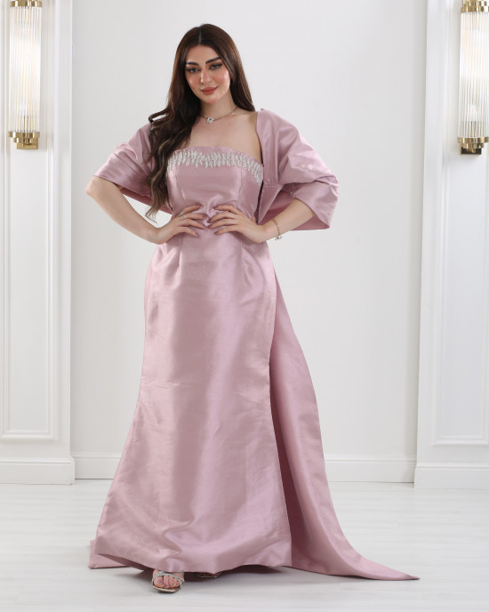 Skirt cut evening dress 