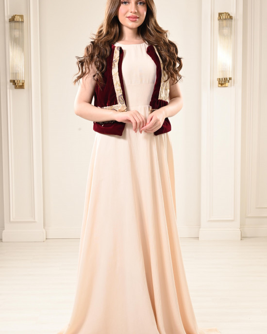 Modern modern long galabiya