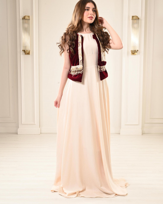 Modern modern long galabiya