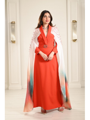 Classic dress with long sleeve