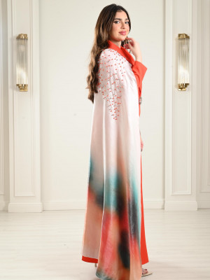 Classic dress with long sleeve