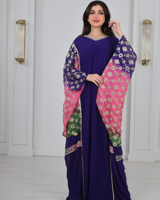 Women's kimono-style galabiya 