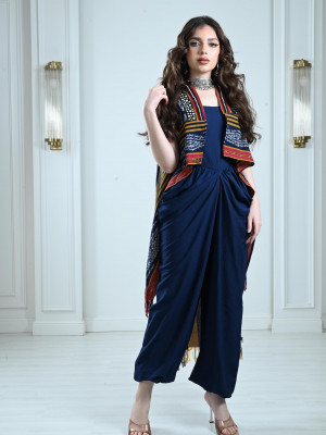 2-piece off-shoulder jumpsuit