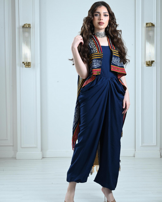 2-piece off-shoulder jumpsuit