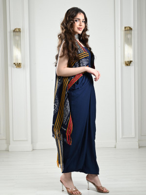 2-piece off-shoulder jumpsuit