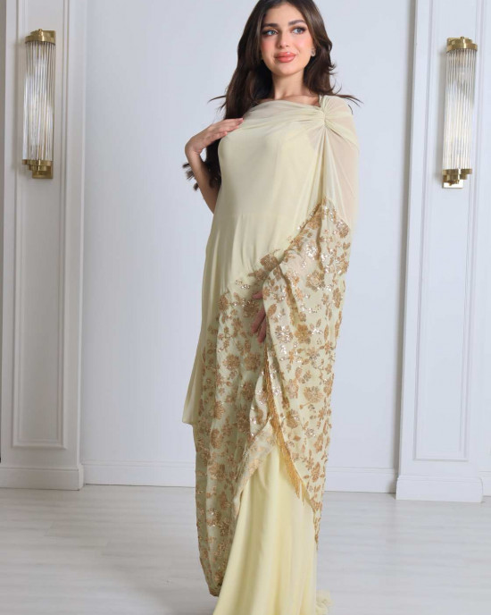 Elegant loose jalabiya