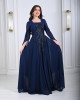 Embroidered women's chiffon dress 