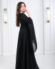 Embroidered women's chiffon dress 