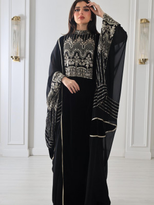 Luxurious long jalabiya