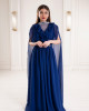 Long dress made of soft chiffon material