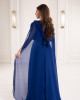 Long dress made of soft chiffon material