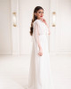 Long dress made of soft chiffon material