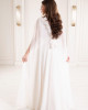 Long dress made of soft chiffon material