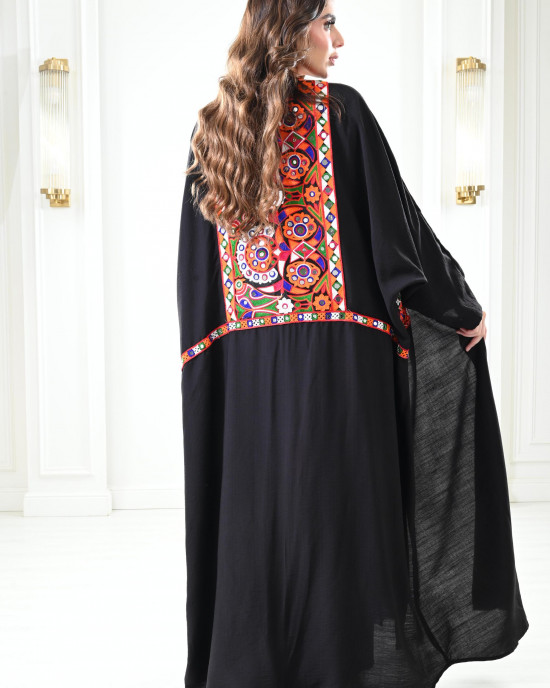Embroidered kimono abayas Embroidered kimono abayas