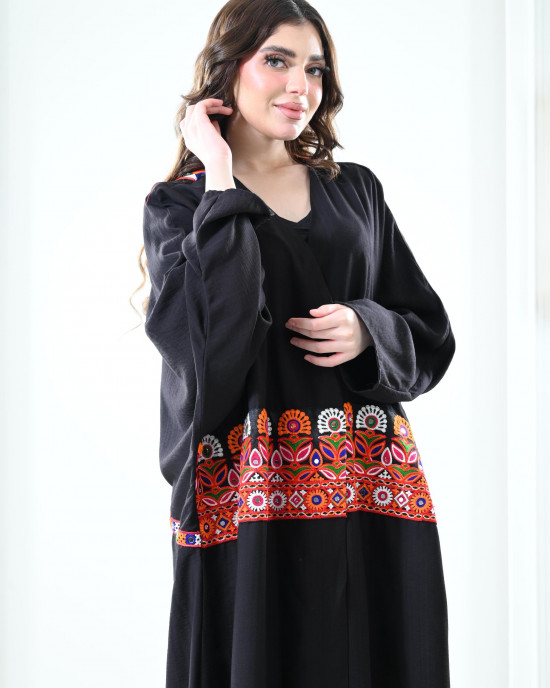 Embroidered kimono abayas Embroidered kimono abayas