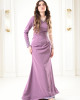 Long embroidered occasion dress