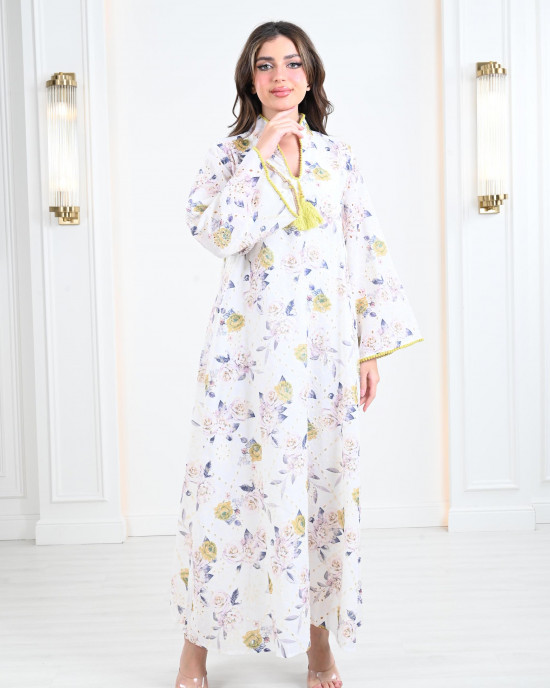 Women's patterned jalabiyas