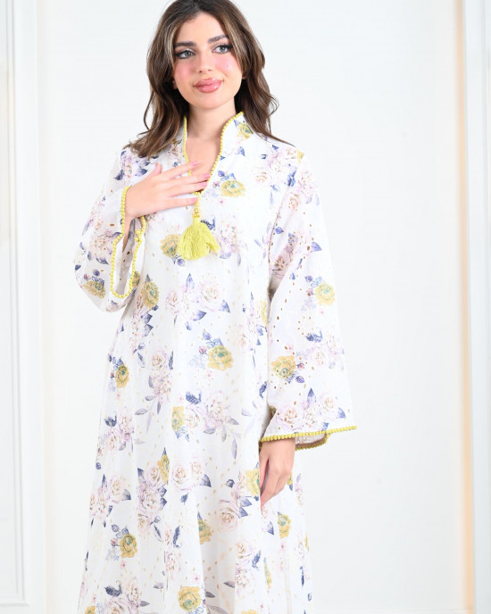 Women's patterned jalabiyas