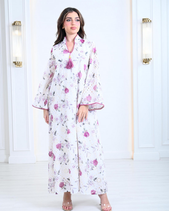 Women's patterned jalabiyas