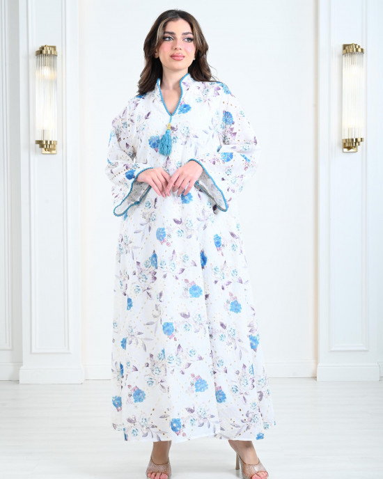 Women's patterned jalabiyas