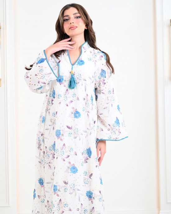 Women's patterned jalabiyas