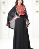 Jalabiya with embroidered cape