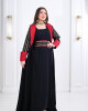 Luxurious embroidered Moroccan galabiya